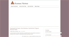 Desktop Screenshot of karmayatra.com